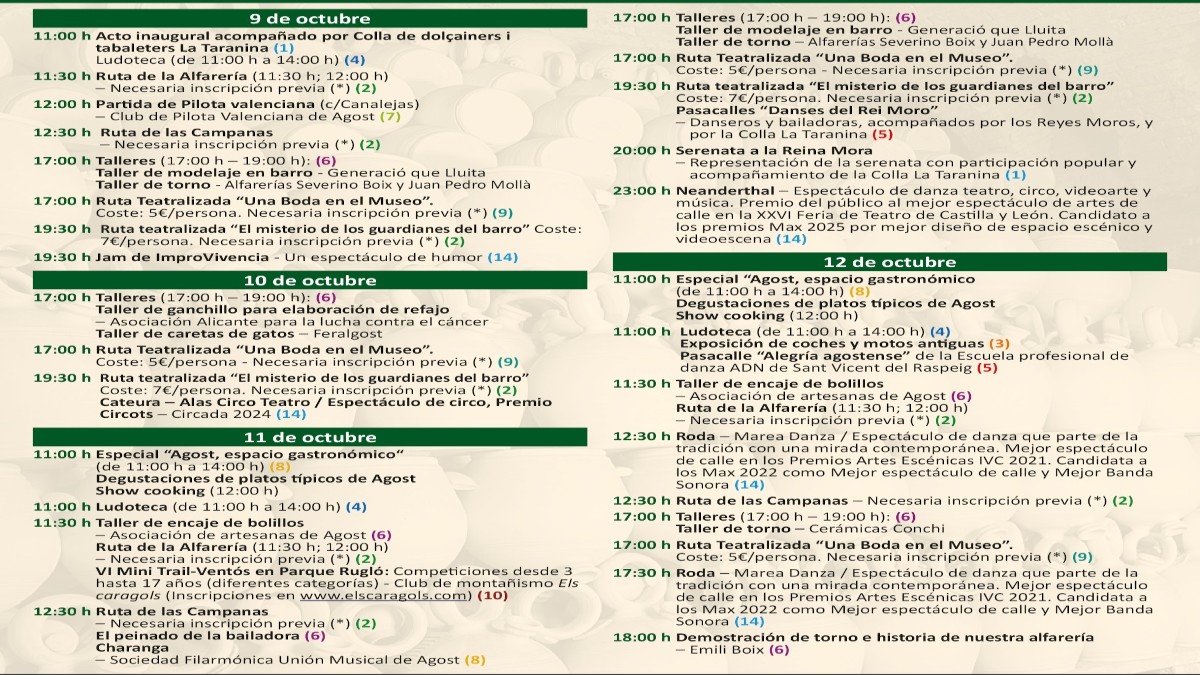 feria-artesanal-gastronomica-agost-actos-2025