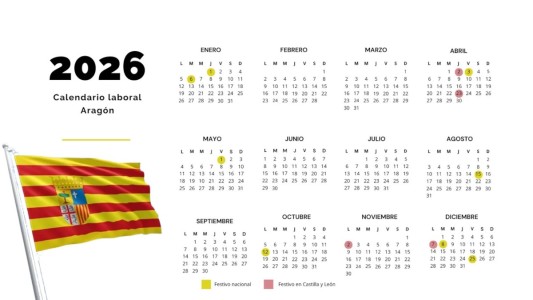 Calendario laboral de Aragón 2026 | lasexta.com