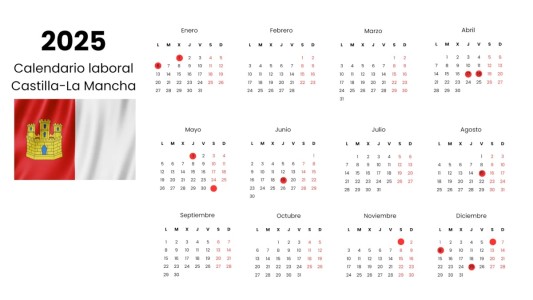 Calendario laboral de Castilla-La Mancha 2025 | lasexta.com