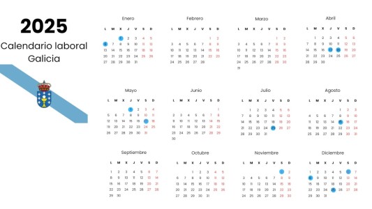 Calendario laboral de Galicia 2025 | lasexta.com