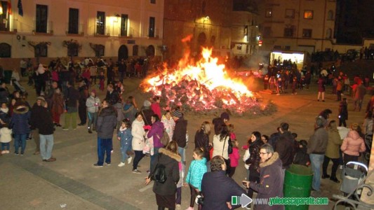 Hogueras de San Antón en Alfaro