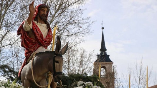 Entrada de Jesús en Jerusalén, o “la Borriquilla” en la Semana Santa de Alcalá de Henares