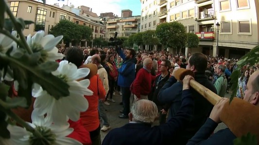 Romería de la ciudad de Almansa al Santuario de Belén en el mes de mayo