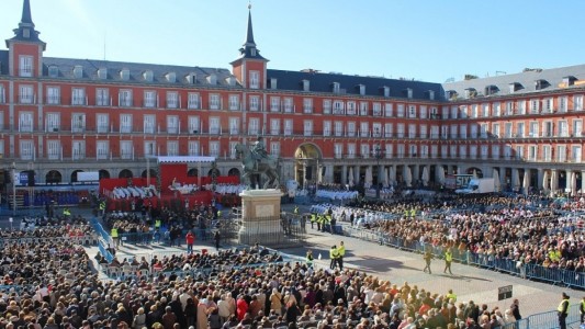 Eucaristía en la Plaza Mayor de Madrid