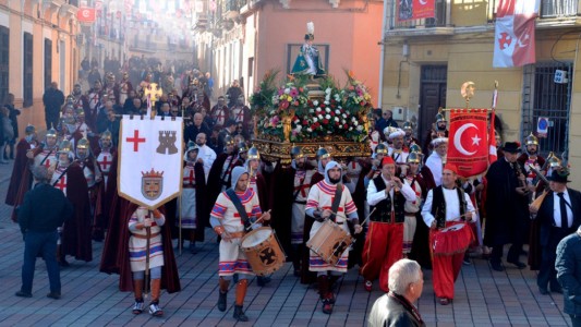 Las Fiestas de Valverde de Júcar las primeras del ciclo festivo anual de Moros y Cristianos. Foto: Saúl García / Las Noticias de Cuenca