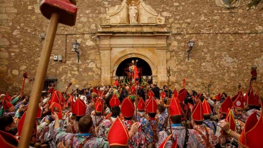 La Endiablada de Almonacid del Marquesado en la festividad de San Blas