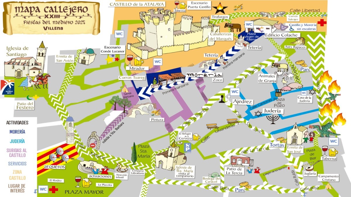 fiestas-medievo-villena-mapa-2025