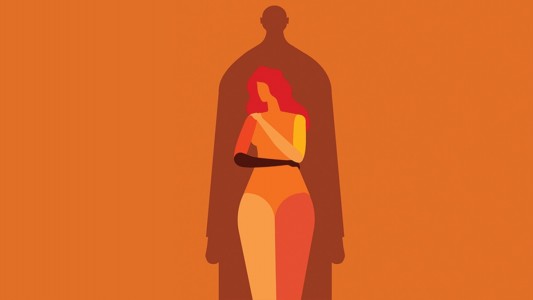 Violencia contra las mujeres. Ilustración: ONU Mujeres.