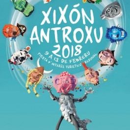 fiestas-antroxu-carnaval-gijon-cartel-2018