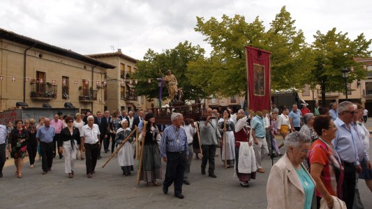 Procesión de San Roque, Patrono de Elvillar / Bilar. Foto: Arabako Foru Aldundia Diputación Foral de Álava