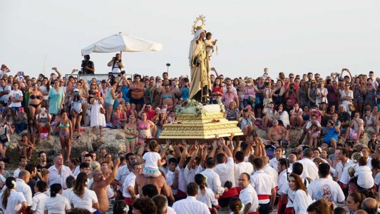El día la  Virgen del Carmen, una de las fiestas más populares del barrio malagueño de El Palo. Foto: malagaes.com
