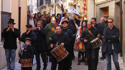Sant Antoni Abat y el Rei Pàixaro, fiestas con origen en la Edad Media.  Foto: Sant Antoni Abat Biar