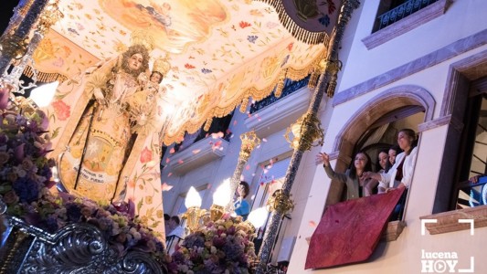 Procesión de la Virgen de Araceli en Lucena. Foto: lucenahoy.com