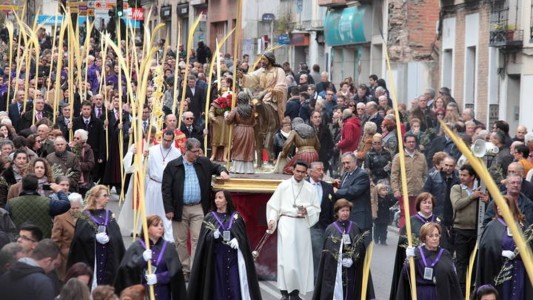 La procesión de la Entrada de Jesús en Jerusalén marca el inicio de la Semana Santa de la ciudad de Guadalajara. Foto: eduardobonillaruiz.com